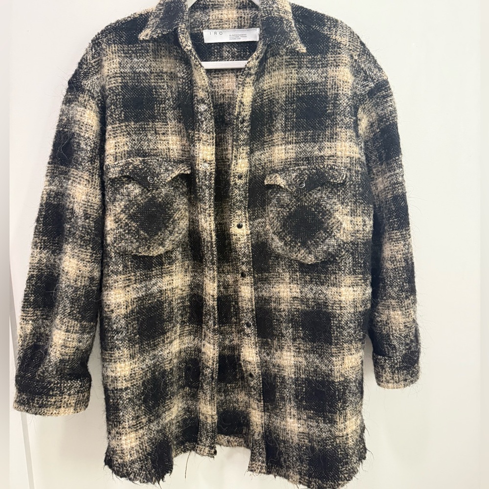 IRO 32 OVERSIZED FLANNEL